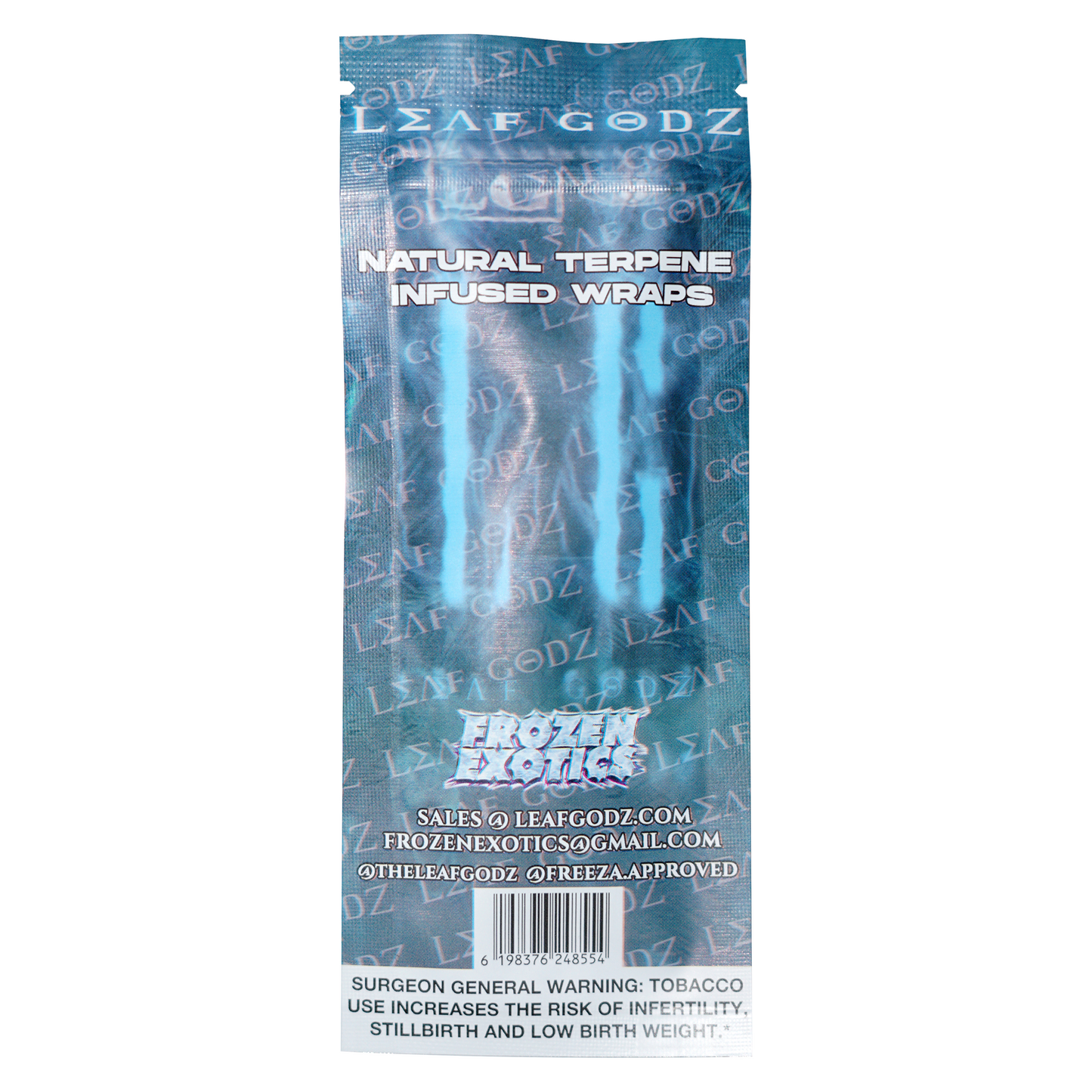Frozen Exotics Terpene Infused Leaf Wraps