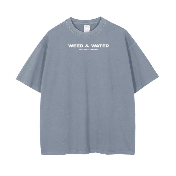 "Say No" Unisex Drop Shoulder Stone Wash T-Shirt,MOQ1,Delivery days 5